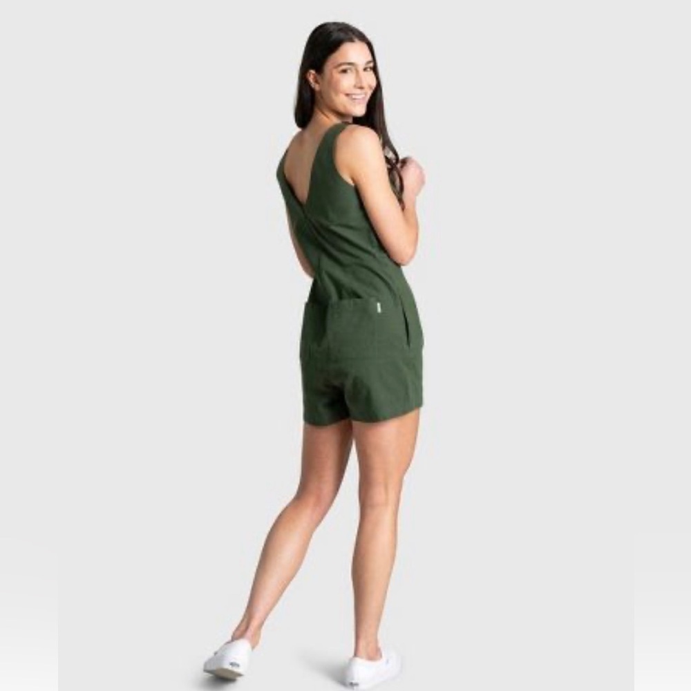 Women's Organic V-Neck Romper - Impact United By Blue - M - Picture 3 of 14